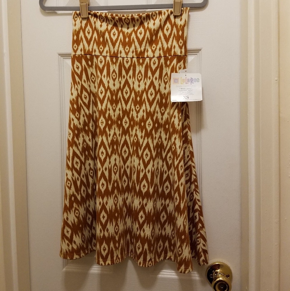 Xs Lularoe Azure Skirt